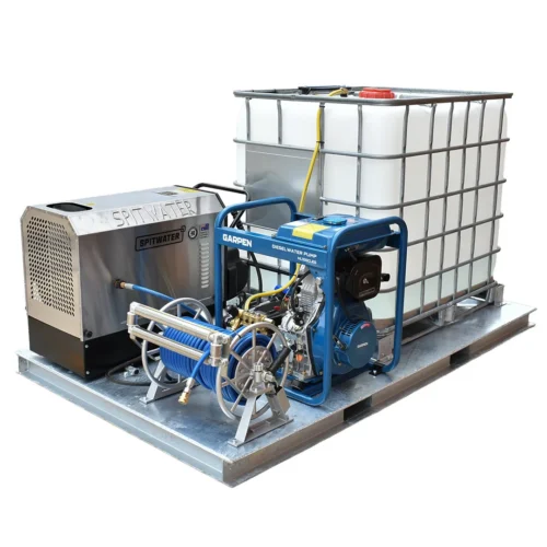 skid mounted pressure washer with heater